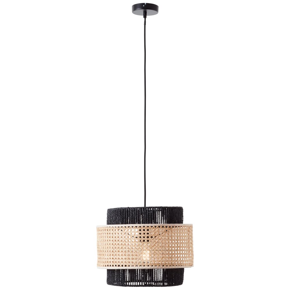 Brilliant Arles Pendelleuchte Schwarz, 1-flammig main product photo