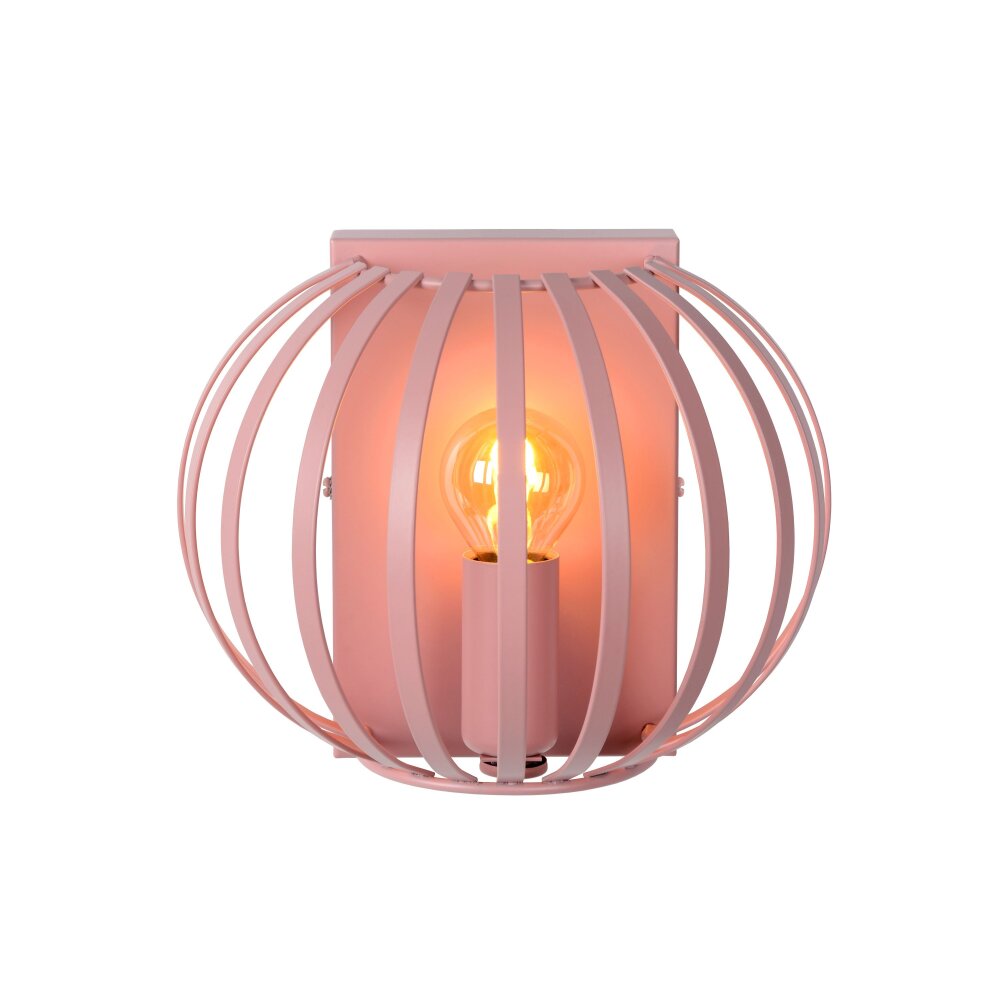 Lucide MERLINA Wandleuchte Rosa, 1-flammig