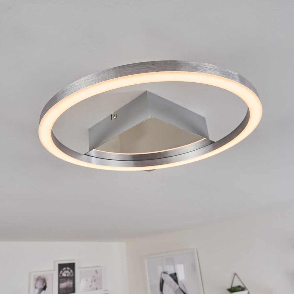 Buren Deckenleuchte LED Nickel-Matt, 1-flammig