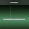 Leuchten Direkt LOLAsmart-NILA Pendelleuchte LED Aluminium, 2-flammig, Fernbedienung, Farbwechsler