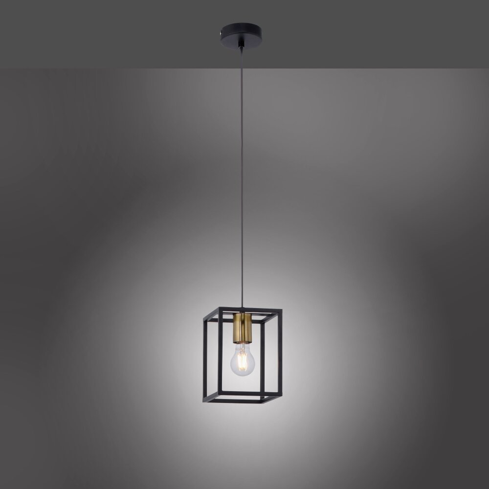 Leuchten Direkt FABIO Pendelleuchte Schwarz, 1-flammig main product photo