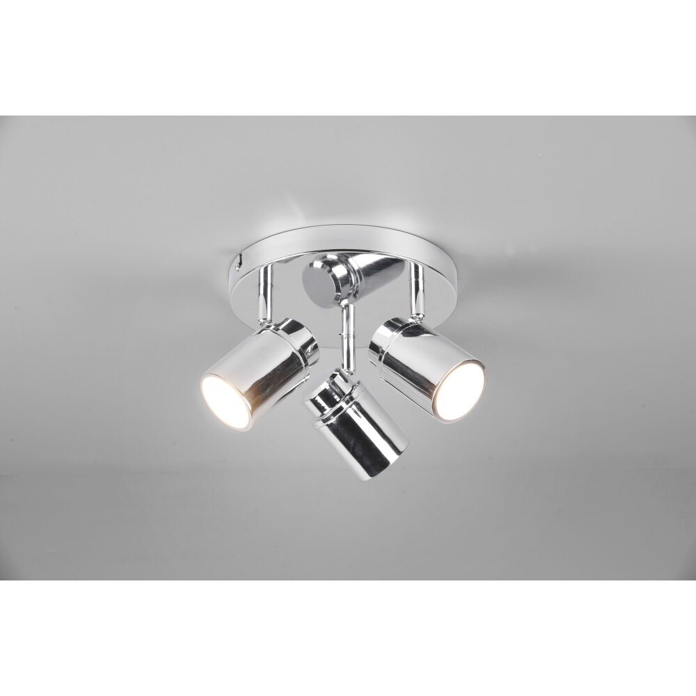 Trio Leuchten Angelo Deckenleuchte Chrom, 3-flammig main product photo