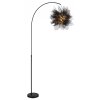 Globo ILGA Bogenstehlampe Schwarz, 1-flammig