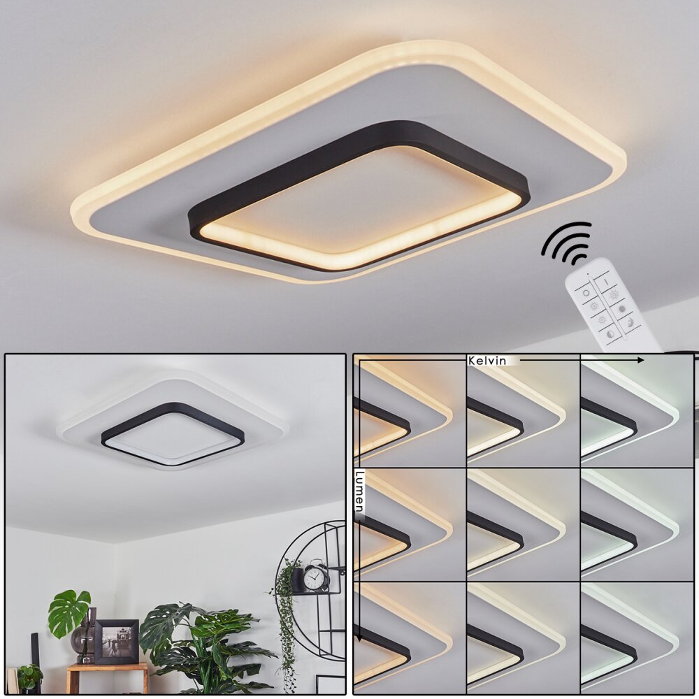 Andelfingen Deckenpanel LED Weiß, 1-flammig, Fernbedienung main product photo