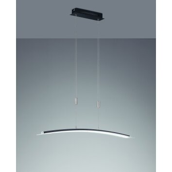 Fischer & Honsel Metis Pendelleuchte LED Schwarz, 1-flammig