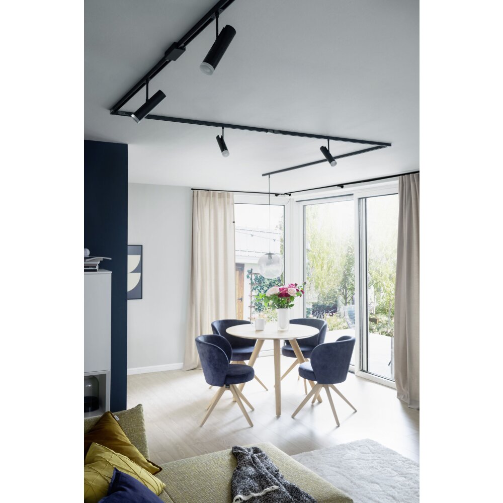 SCHÖNER WOHNEN-Kollektion Deckenspot HV-Track Lina "Stina" LED Schwarz, 1-flammig main product photo