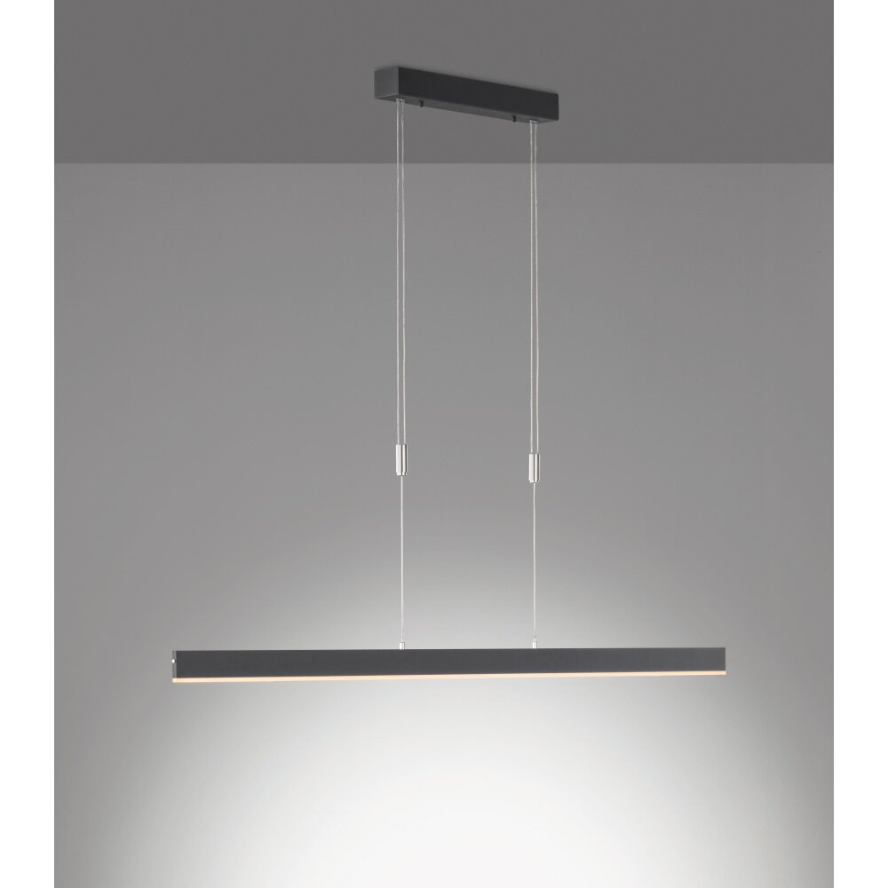 SCHÖNER WOHNEN-Kollektion Straight Pendelleuchte LED Schwarz, 1-flammig main product photo