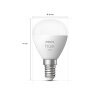 Philips Hue White LED E14 5,7 Watt 2700 Kelvin 470 Lumen