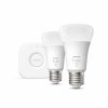 Philips Hue White 2er Set LED E27 9,5 Watt 2700 Kelvin 1055 Lumen