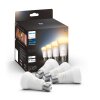 Philips Hue White Ambiance 4er Set LED E27 6 Watt 2200 - 6500 Kelvin 570 Lumen