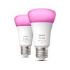 Philips Hue White & Col. Amb. 2er Set LED E27 9 Watt 2000 - 6500 Kelvin 806 Lumen