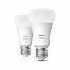 Philips Hue White & Col. Amb. 2er Set LED E27 9 Watt 2000 - 6500 Kelvin 806 Lumen