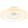 Globo TRAVO Deckenventilator LED Weiß, 1-flammig, Fernbedienung