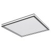 Globo JESSY Deckenpanel LED Schwarz, 1-flammig, Fernbedienung