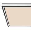 Globo JESSY Deckenpanel LED Schwarz, 1-flammig, Fernbedienung