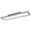 Globo JESSY Deckenpanel LED Schwarz, 1-flammig, Fernbedienung