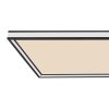 Globo JESSY Deckenpanel LED Schwarz, 1-flammig, Fernbedienung