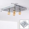 Octoraro Deckenleuchte Silber, 4-flammig