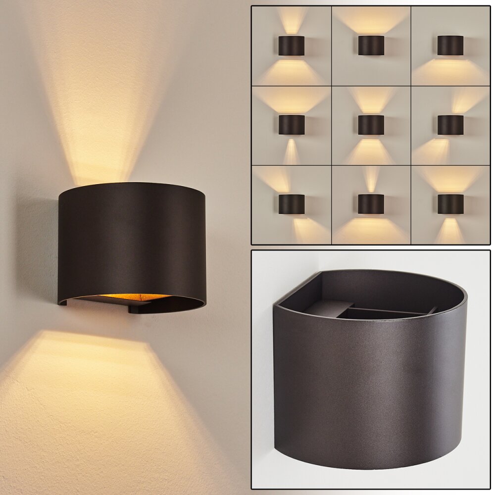 Badajoz Wandleuchte Braun, 1-flammig main product photo