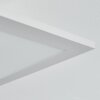 Barasat Deckenpanel LED Weiß, 1-flammig, Fernbedienung
