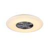 Reality Visby Ventilator LED Chrom, 1-flammig, Fernbedienung