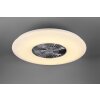 Reality Visby Ventilator LED Chrom, 1-flammig, Fernbedienung