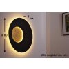 Holländer LUNA Wandleuchte LED Braun, Gold, 1-flammig