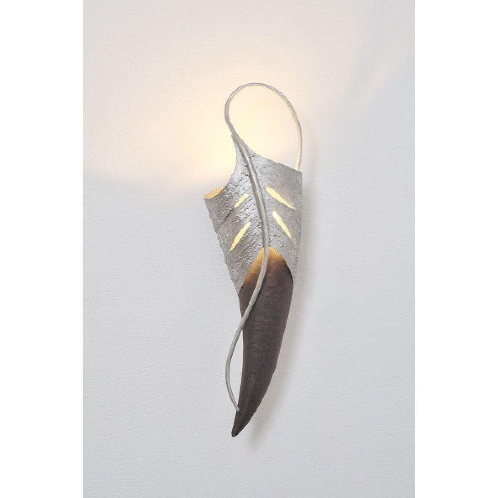 Holländer PICCOLEZZA Wandleuchte Braun, Silber, 1-flammig main product photo