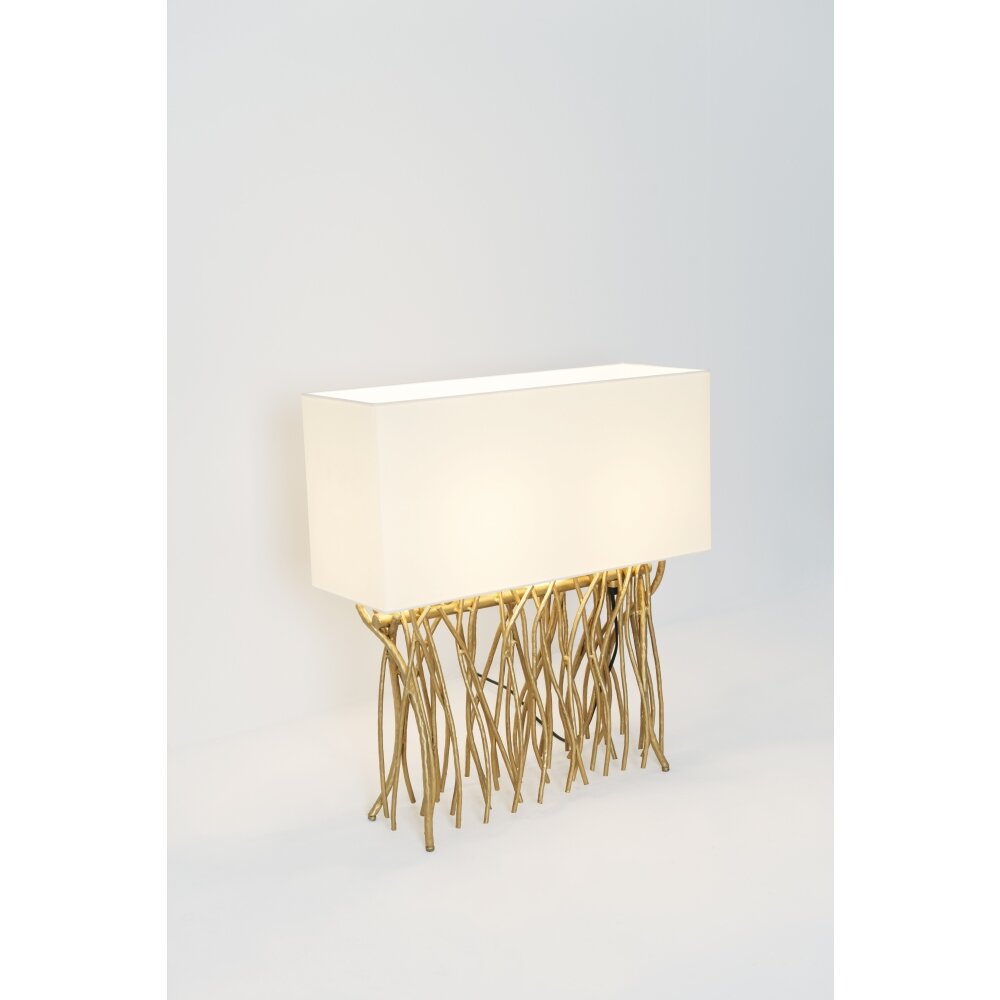 Holländer CAPRI Tischleuchte Gold, 2-flammig main product photo