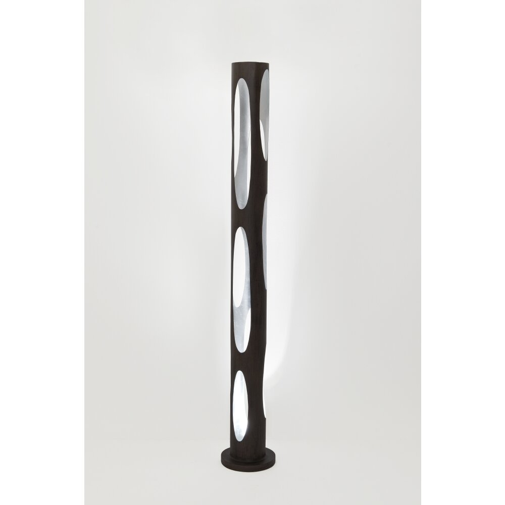 Holländer MASCHA Stehleuchte Braun, Schwarz, Silber, 1-flammig main product photo