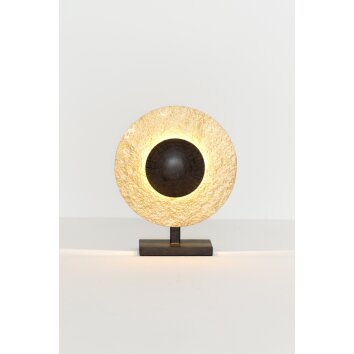 Holländer ECLIPSE KLEIN Tischleuchte Braun, Gold, Schwarz, 4-flammig