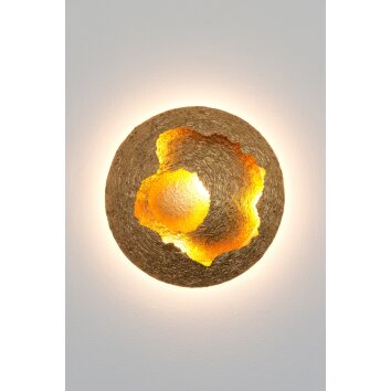 Holländer NIDODIVESPE Wandleuchte LED Gold, 1-flammig
