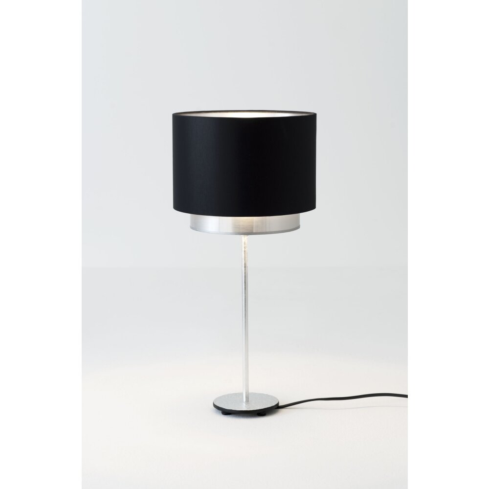 Holländer MATTIA RUND Tischleuchte Silber, 1-flammig main product photo