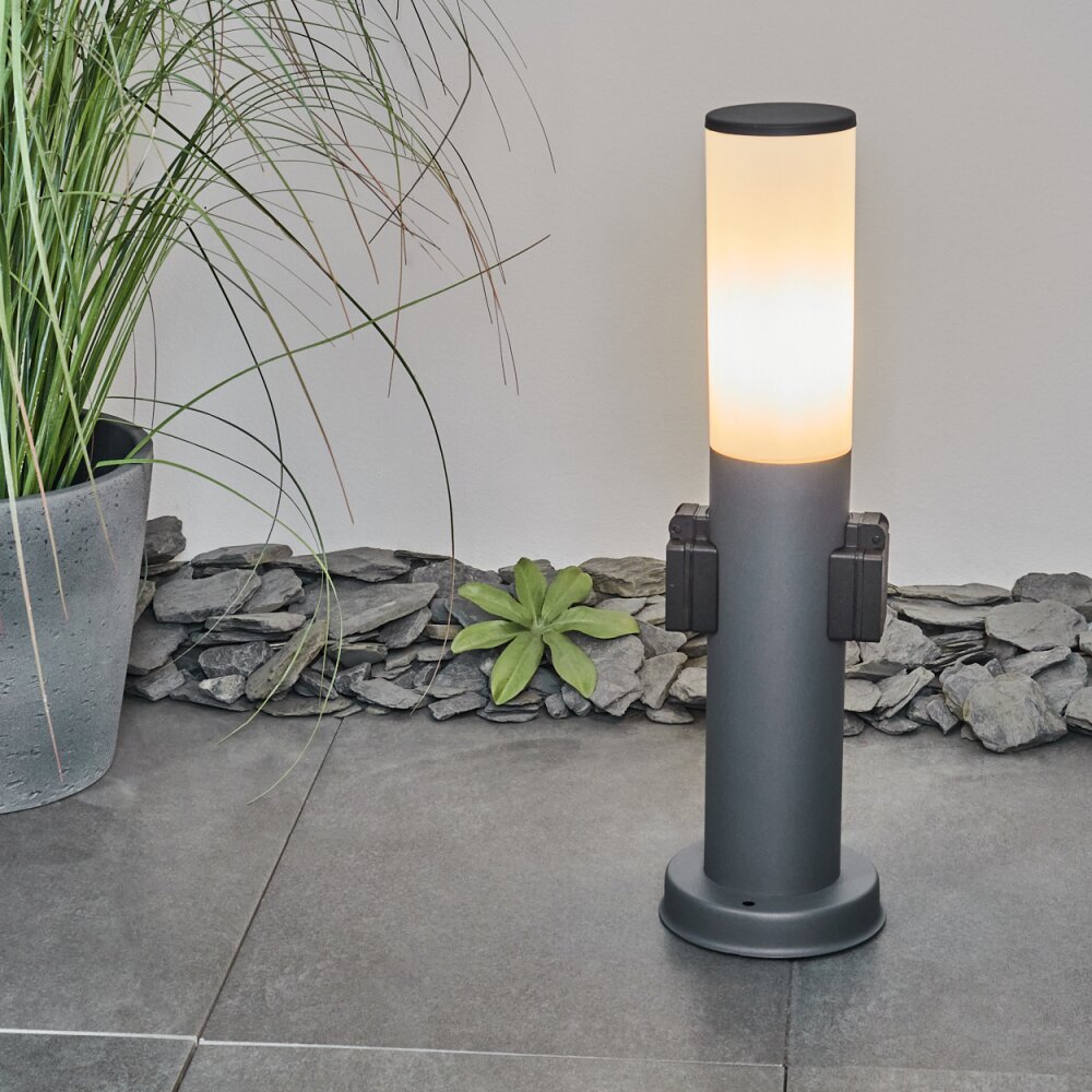 Caserta  Sockelleuchte Anthrazit, 1-flammig
