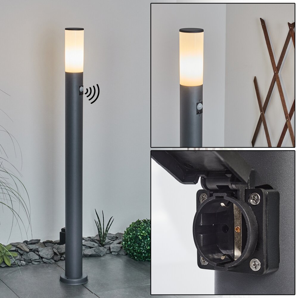 Caserta Wegeleuchte Anthrazit, 1-flammig, Bewegungsmelder main product photo