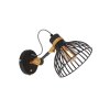 Steinhauer Dunbar Wandleuchte Schwarz, 1-flammig