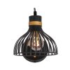 Steinhauer Dunbar Wandleuchte Schwarz, 1-flammig