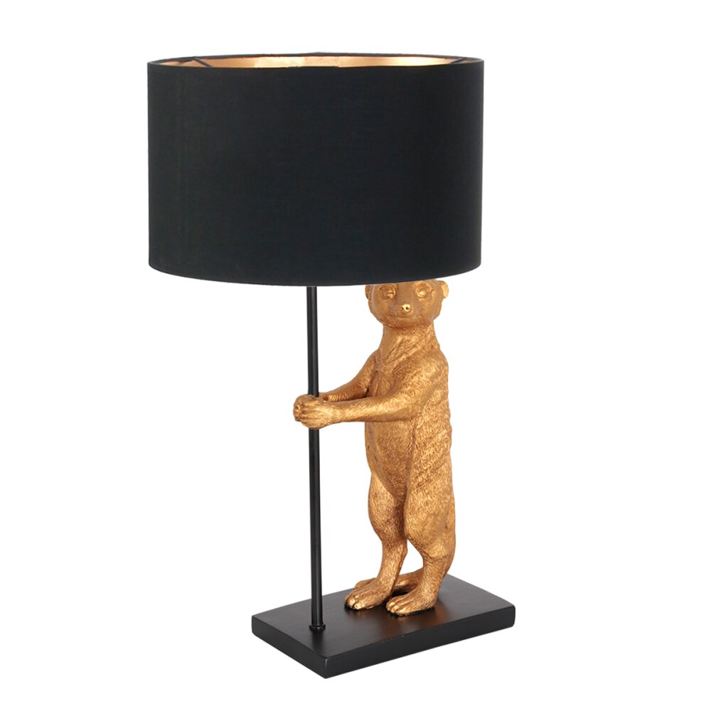 Steinhauer Animaux Tischleuchte Gold, Schwarz, 1-flammig main product photo