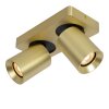 Lucide NIGEL Deckenleuchte LED Gold, Messing, 2-flammig