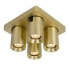 Lucide NIGEL Deckenleuchte LED Gold, Messing, 4-flammig