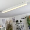 Iriondo Deckenleuchte LED Weiß, 1-flammig, Fernbedienung