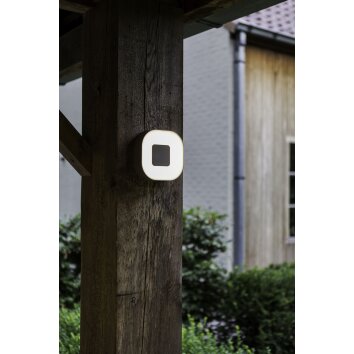 Lutec Ublo Außenwandleuchte LED Silber, 1-flammig Lutec Ublo Außenwandleuchte LED Silber, 1-flammig