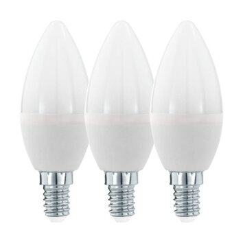 Eglo Leuchten 3er Set LED E14 6 Watt 3000 Kelvin 470 Lumen