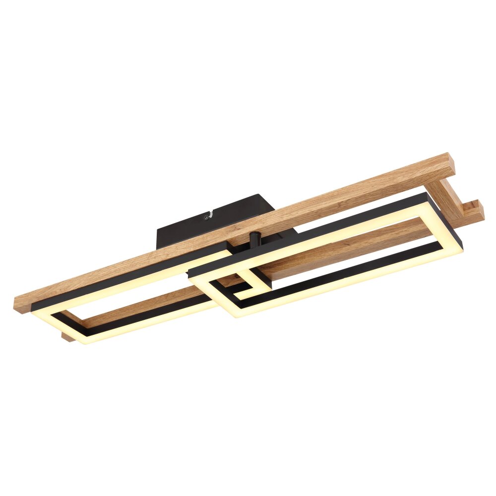Globo ILLA Deckenleuchte LED Schwarz, 1-flammig main product photo
