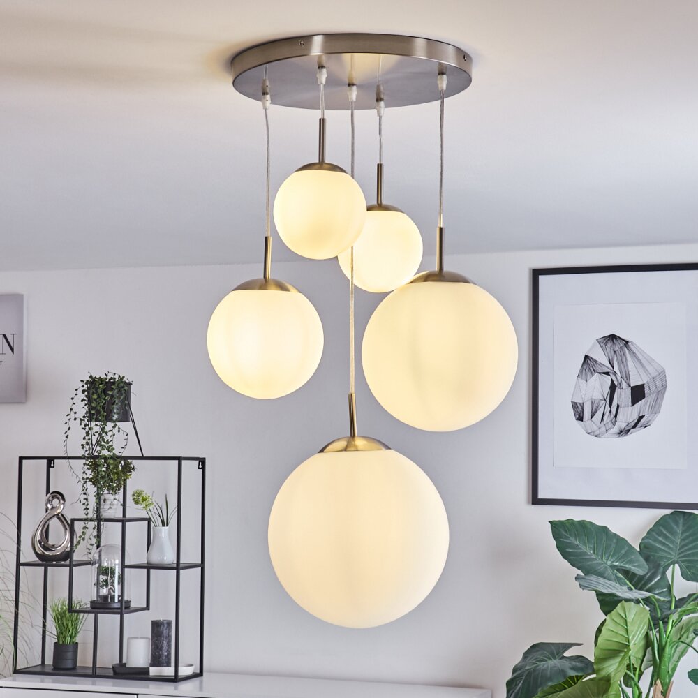 Cochuna Pendelleuchte Nickel-Matt, 5-flammig main product photo