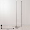 Minacar  Stehleuchte LED Nickel-Matt, 1-flammig, Fernbedienung, Farbwechsler Minacar  Stehleuchte LED Nickel-Matt, 1-flammig, Fernbedienung, Farbwechsler