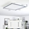 Ringuelet            Deckenpanel LED Weiß, 1-flammig, Fernbedienung