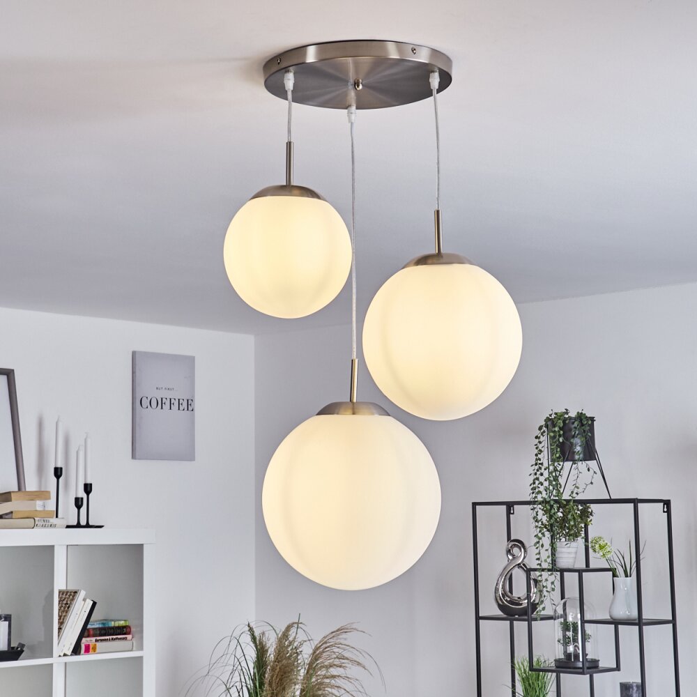 Cochuna Pendelleuchte Nickel-Matt, 3-flammig main product photo
