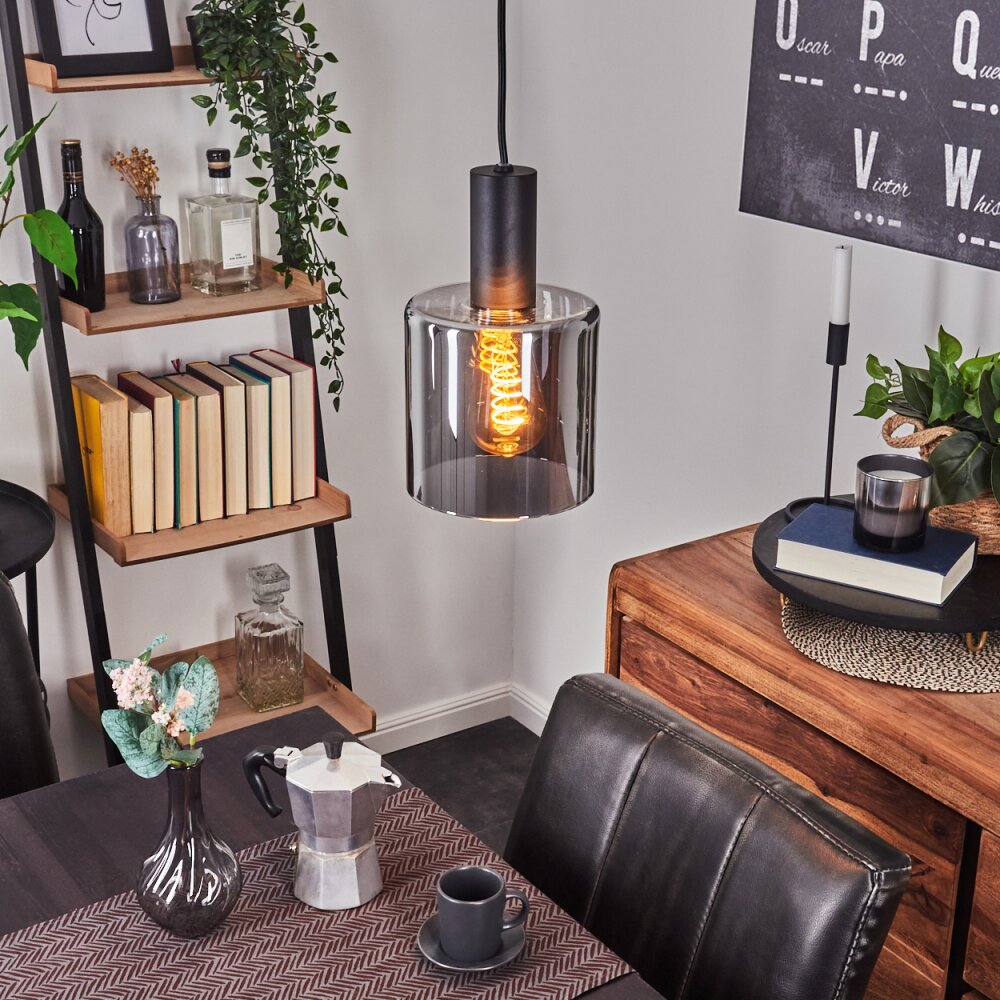 Roosevelt Hängeleuchte Schwarz, 1-flammig main product photo