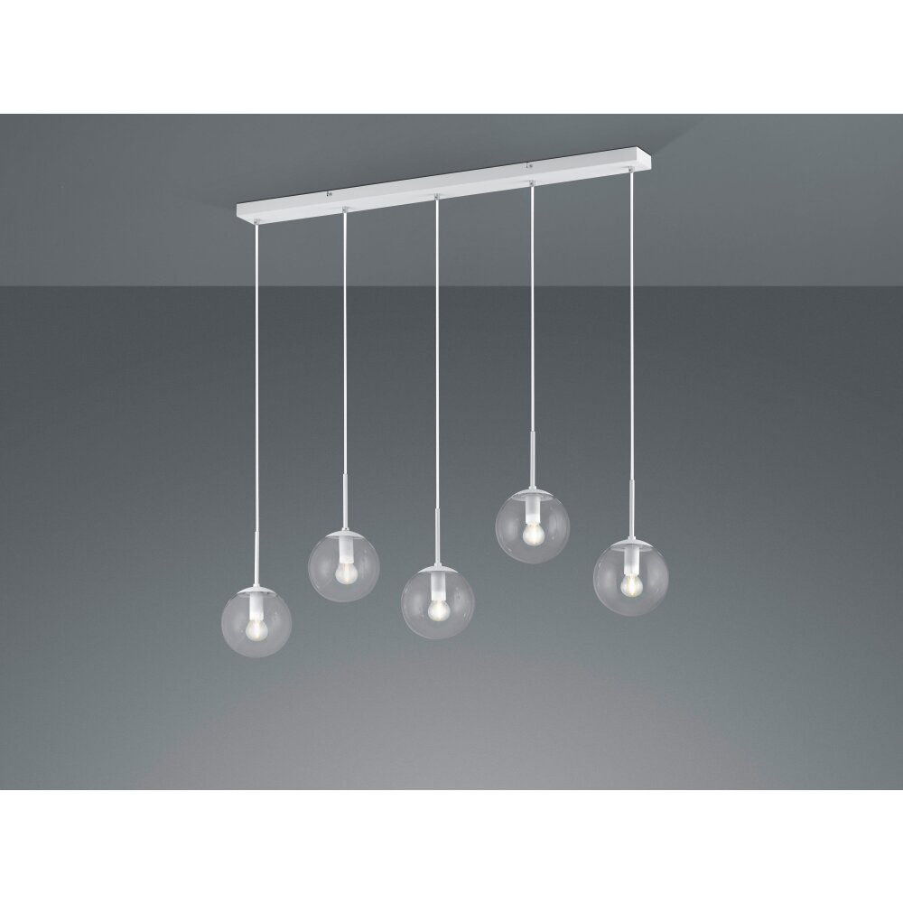 Trio Leuchten Balini Pendelleuchte LED Weiß, 5-flammig main product photo